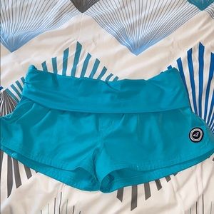 Light blue/teal Roxy board shorts